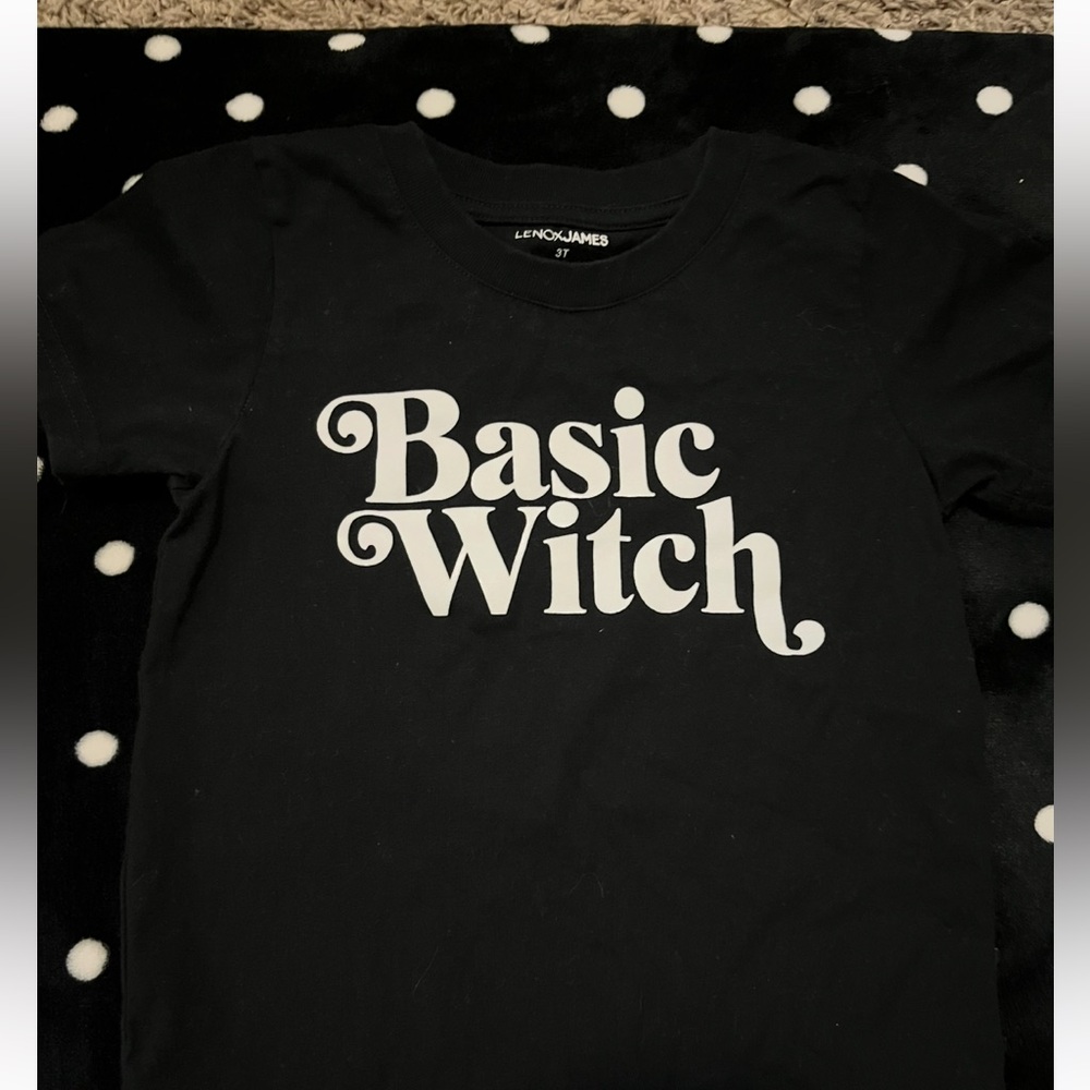 Lenox James Black 'Basic Witch' T-Shirt